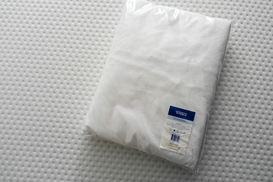 packaging of hypnia mattress protector